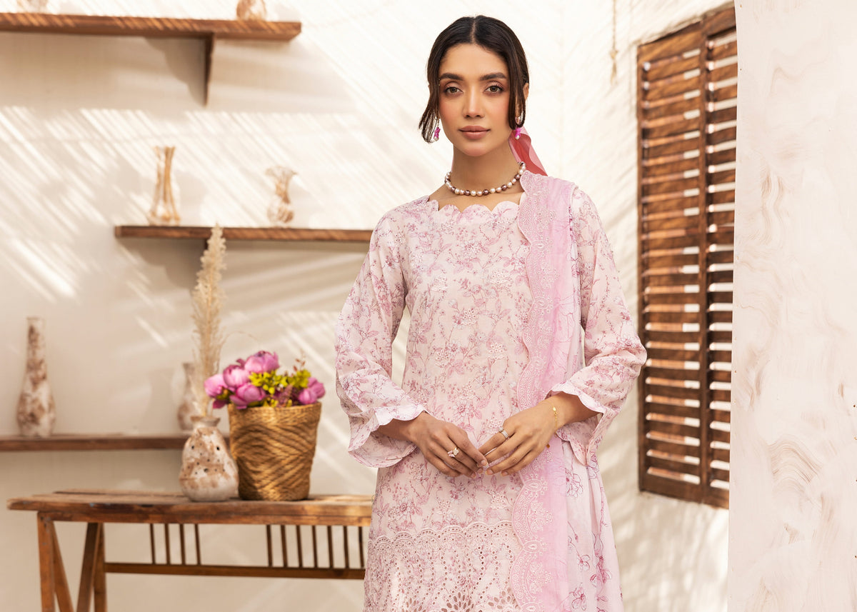 Rang-Reza Embroidered 3 Piece