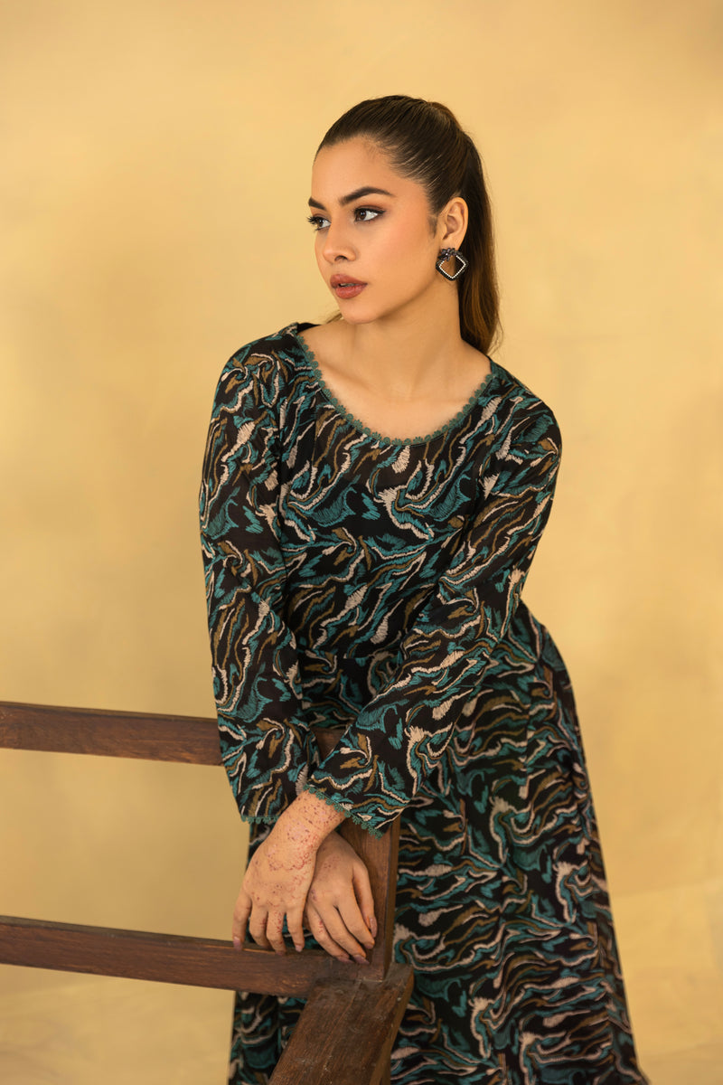 RANGREZA PRINTED LAWN 2 PIECE
