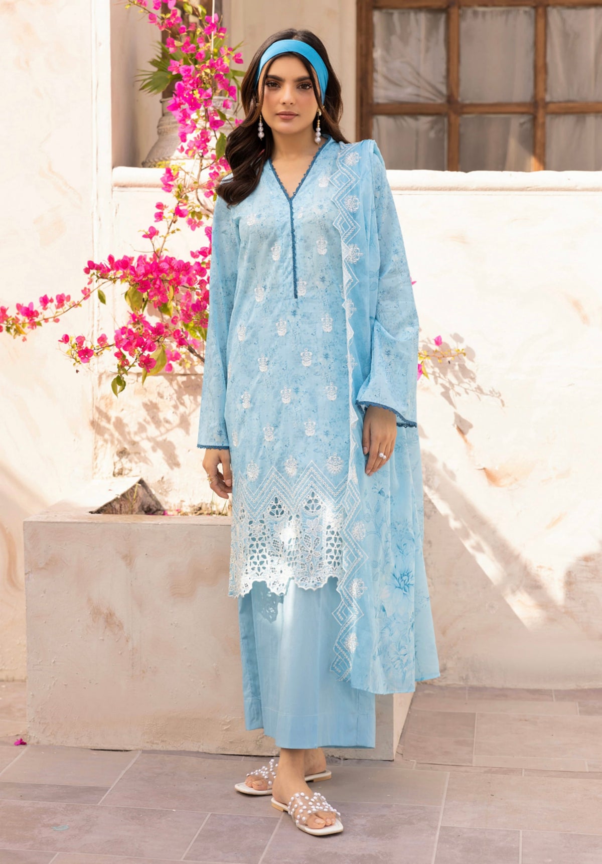 Rang-Reza Embroidered 3 Piece