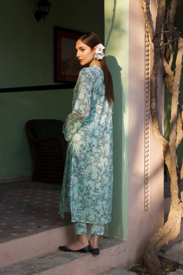 RANGREZA PRINTED LAWN 2 PIECE