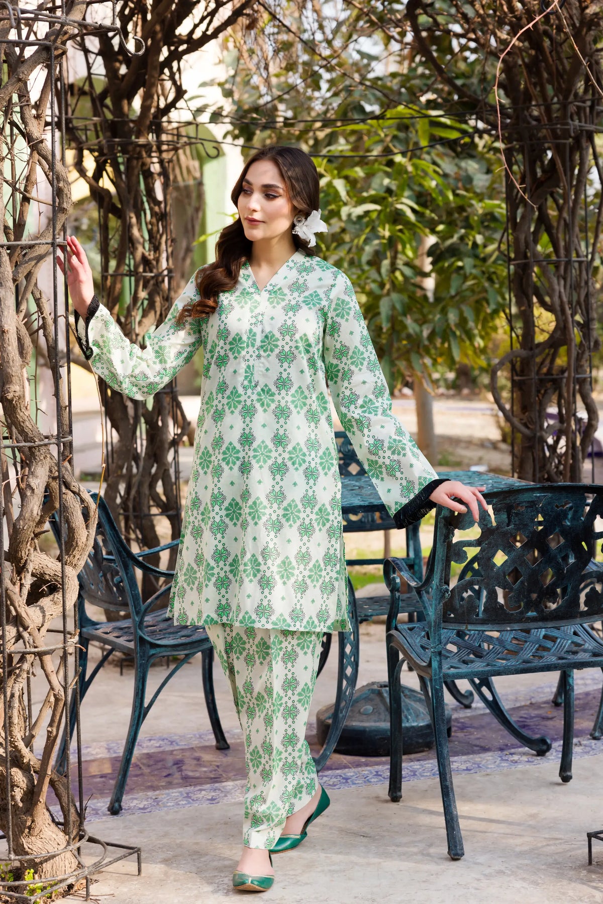 RANGREZA PRINTED LAWN 2 PIECE
