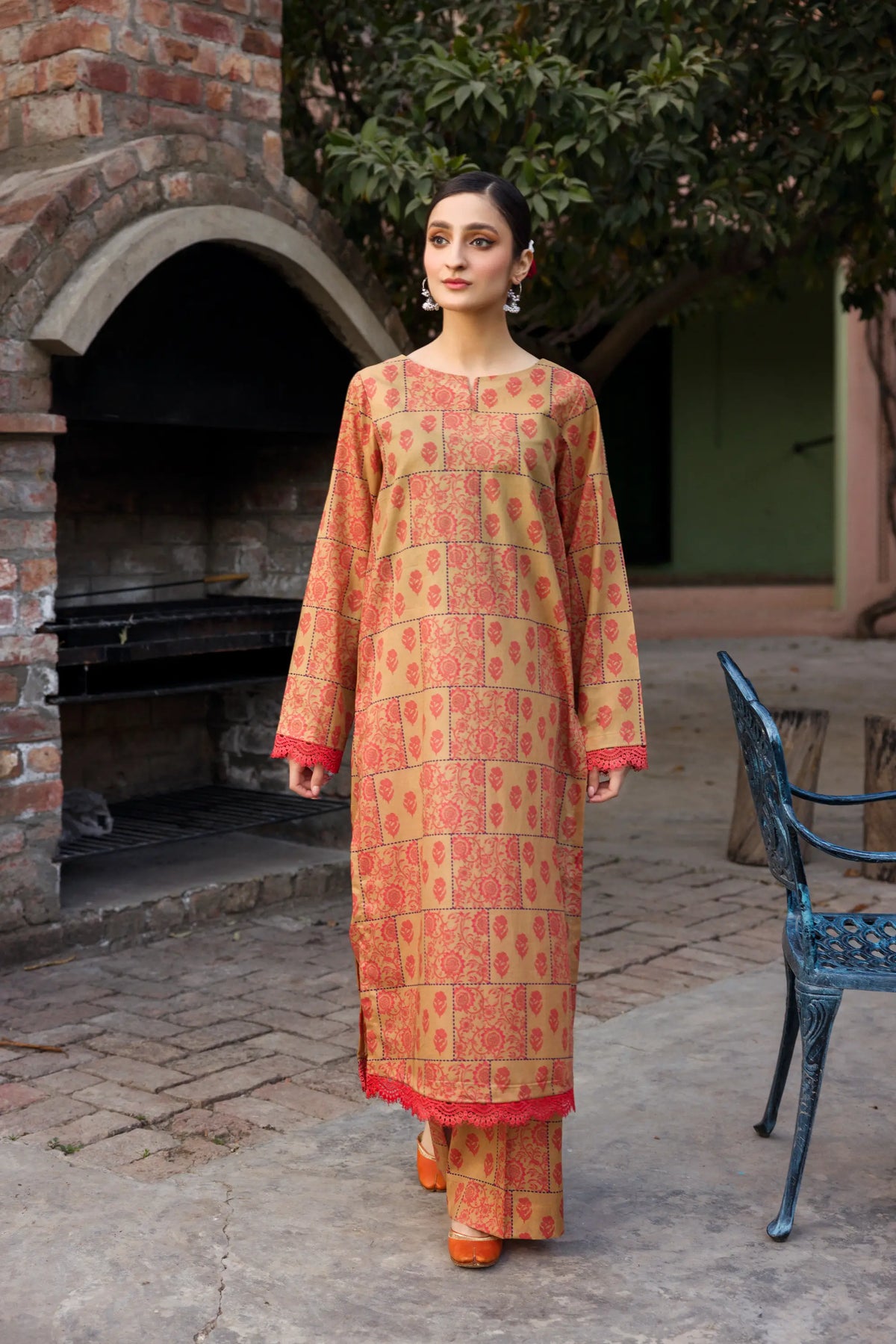 RANGREZA PRINTED LAWN 2 PIECE