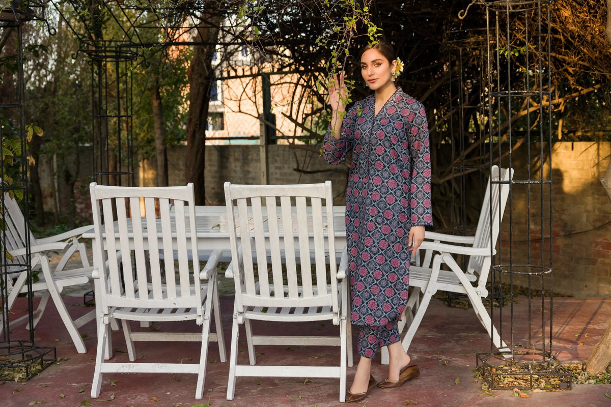 RANGREZA PRINTED LAWN 2 PIECE