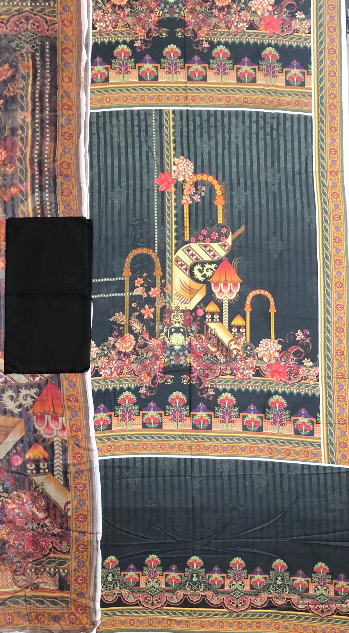 Sapphire 3 Piece Printed Lawn